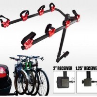 Bicycle Car Rack Bike Rear Boot Mounted Car Carrier Rack with Straps