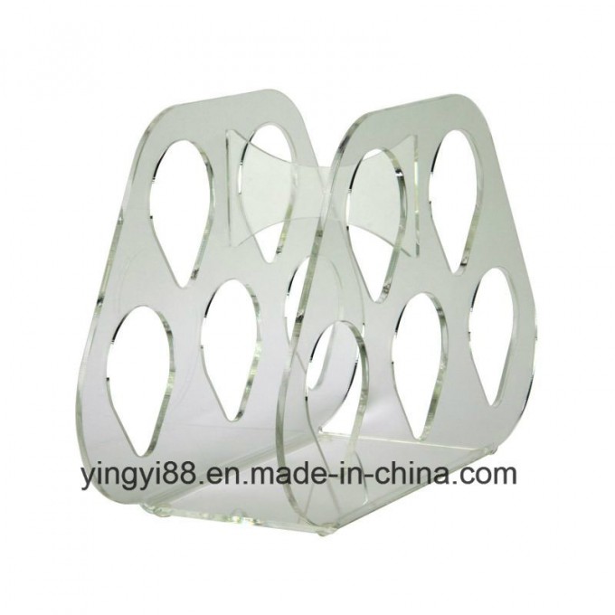 Best Seller Acrylic 5-Bottle Wine Rack Image1