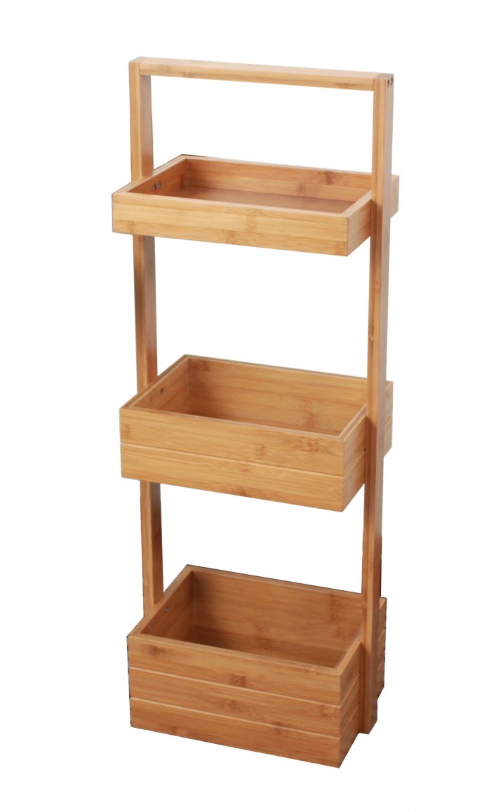 New Fashion Bamboo Bathroom Rack, Living Room Storage Rack Image1