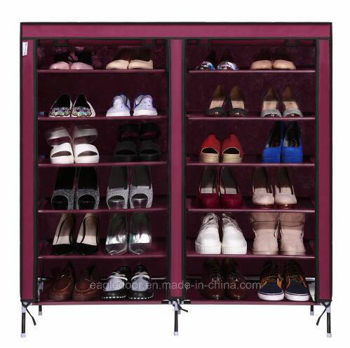 Shoe Cabinet Shoes Racks Storage Large Capacity Home Furniture DIY Simple Portable Shoe Rack (FS-05) Image1