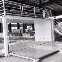 Hydraulic System 20FT/40FT Modified Shipping Container for Cafeteria or Coffee Shop and Show