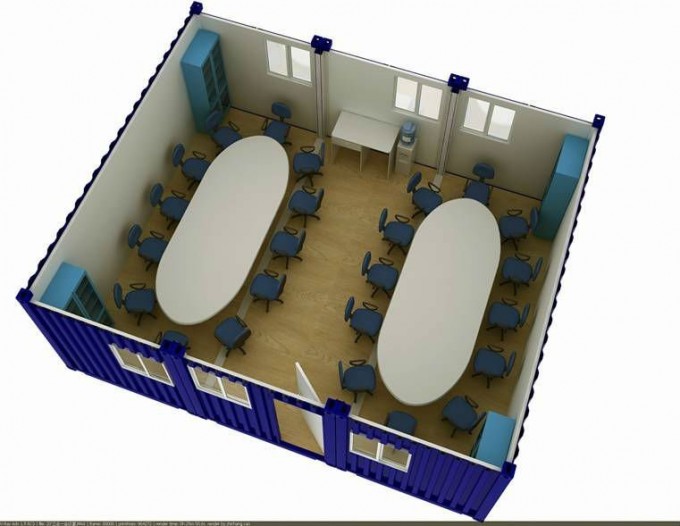 20FT Modified Shipping Container Used for Meeting Room Image1