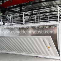 Hydraulic Shipping Container House for Car Showroom