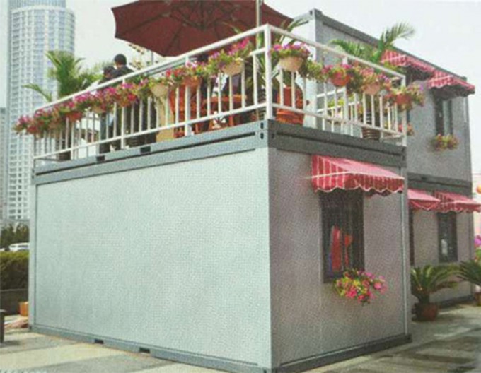 Prefab Flat Pack Container Refugee House /Labor Camp/ Shipping Container Image1