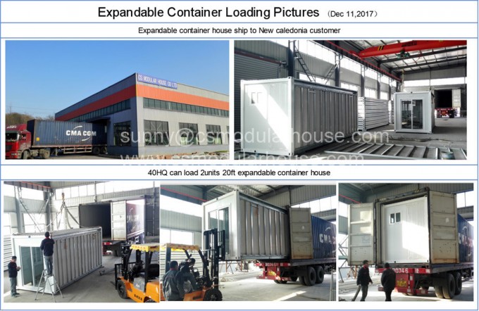 20FT Expandable Container Home with 2 Bedrooms, Bathroom and Kitchen Image1