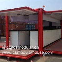 Low Cost Prefab Container House Modified Shipping Container Homes/Container Bar