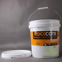 16L Construction Plastic Paint Bucket Container