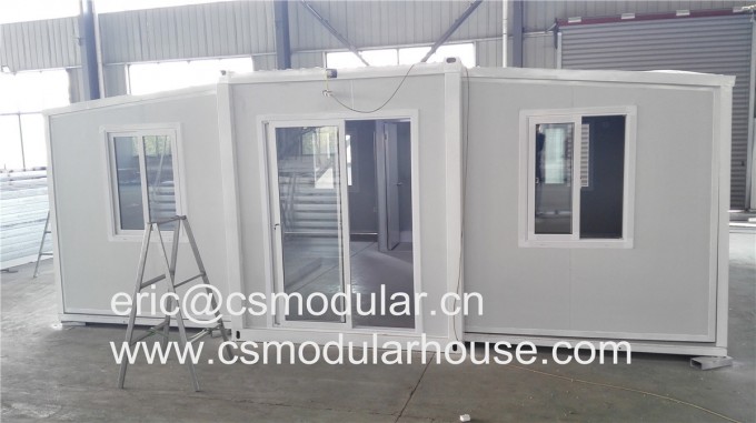 20FT Container Expandable Home Prefab Loft House Expandable 3in1 Container House Image1