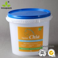 20L Food Grade Animal Feed Containers Plastic