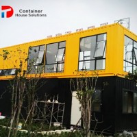 Convenient Pop-up Shipping Container Cafe, Bar, Shops