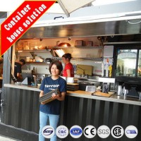 China Low Cost Mobile Shipping Container Coffee Shop