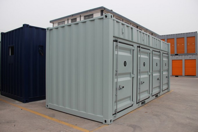 Ral Color Open Side 20gp Shipping Container -- Jenny Image1