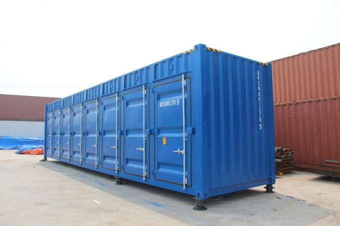 Open Side 40 Feet High Cube Storage Shipping Container Image1
