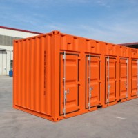 Devided 5 Parts Container Door Open Side Shipping Dry Container