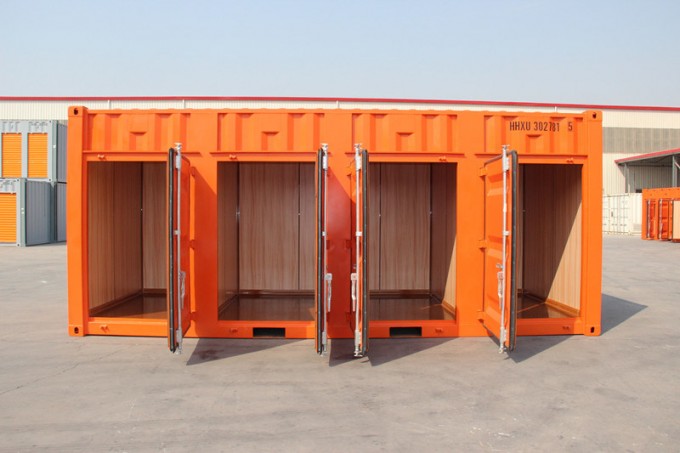 Decorate Open Side Container Deivided Some Parts 20gp Storage Container Image1