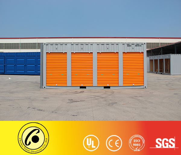 20FT New Cheap Open Side Door Rolling Shutter Door Storage Container Steel Image1