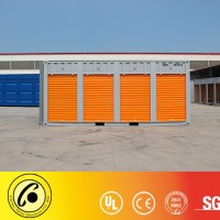 20FT New Cheap Open Side Door Rolling Shutter Door Storage Container Steel