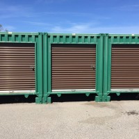 Japan South Korea 20FT Self Storage Container with Roller Shutter Door