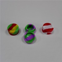 FDA Approved Food Grade Nonstick 3ml Wax Bho DAB Weed Jar Oil Silicone Containers