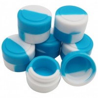 Cheap Food Grade Nonstick 3ml Small Round Wax Bho DAB Weed Cannabis Oil Jar Silicone Container