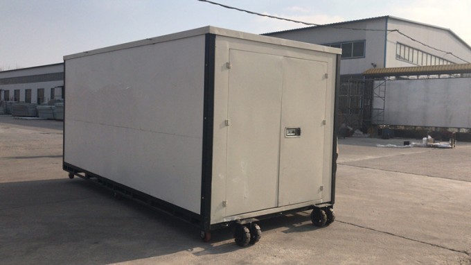 Folding Foldable Storage Container Moveable Flat Pack Warehouse Image1
