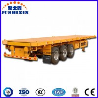 3axles Shipping 40feet Flatbed Container Trailer Truck/Semi Trailer