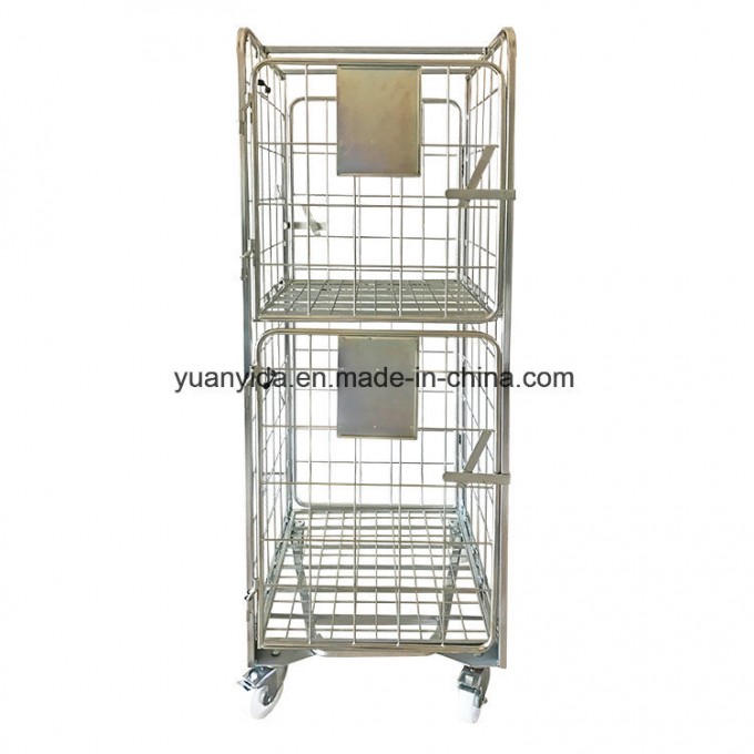 Supermarket Storage Hand Roll Trolley/Shipping Roll Container/Cart/Hand Truck Image1