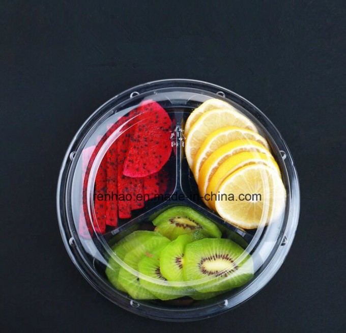 New Customized Black Plastic Box for Food Container Blister Packaging Image1