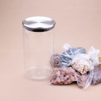 Promotion Nut or Dry Food Storage Glass Bottle with Covers