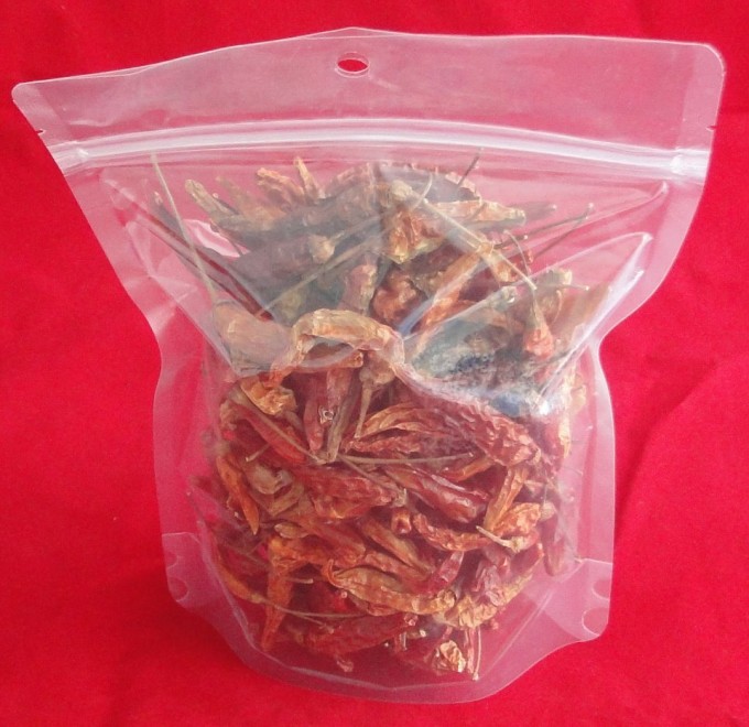 Resealable Snack Standup Zipper Plastic Packaging Food Bag with Window Image1