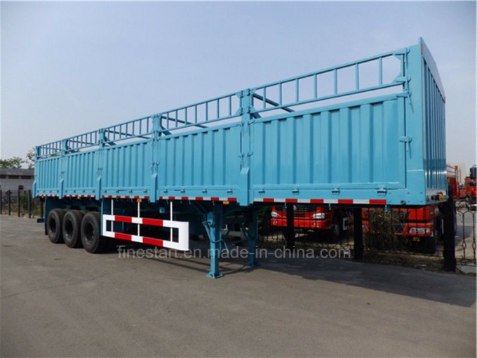 Fence Cargo Semi Trailer for Carry 40FT Container 20FT Container Image1