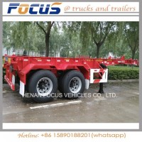 ISO 20 Footer Shipping Container Skeletal Chassis Semi Trailer