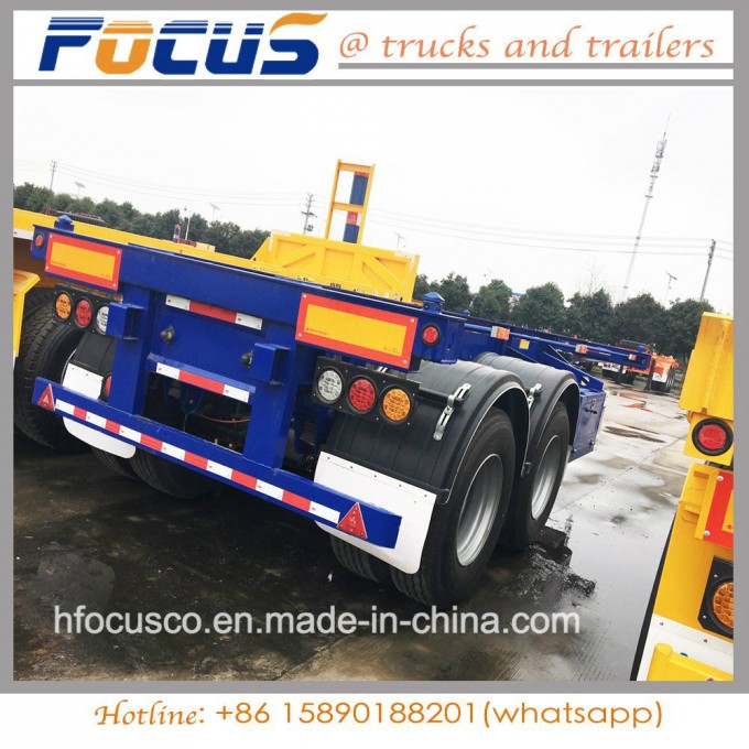 Two Axle 20FT Skeletal Container Semi Trailer/Skeleton Container Semitrailer Image1