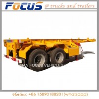 20 40 Feet Container Transport Skeletal Frame Truck Semi-Trailer
