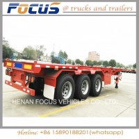 20FT 40FT Container Trailer 2axle Truck Trailer for Cambodia