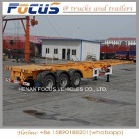 Tandem Transport Container Vehicle Truck Semi Trailer 30t 40t