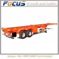 Brand New 40FT 2 Axles Skeleton Container Gooseneck Trailer for Sale