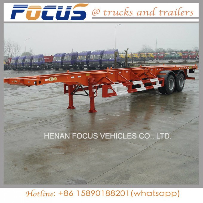 40FT Truck Chassis, 3 Axles Trailer Truck for Transportation Image1