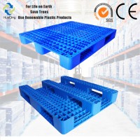 1200x1000 3 Runners Bottom Open Deck Plastic Pallet