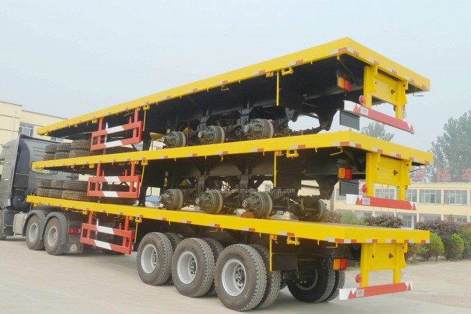 Flatbed Semi-Trailer for Special and Heavy Duty Transport Image1