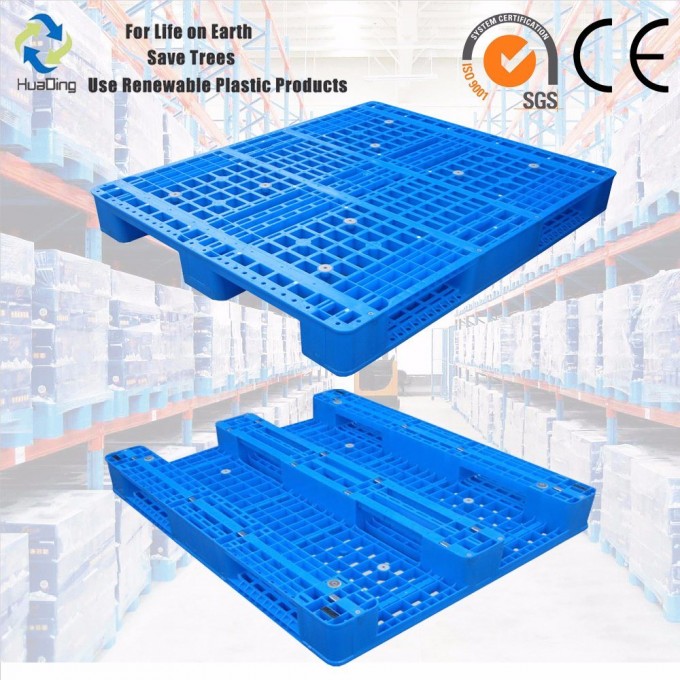 Low Price Good Quality HDPE Virgin Material Plastic Pallet Image1