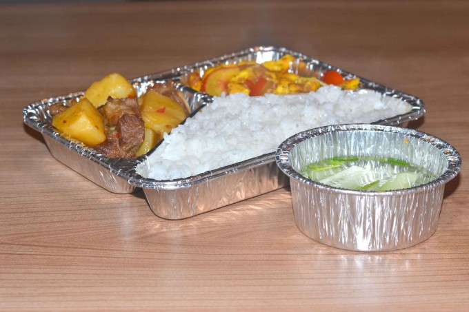 450ml Aluminum Foil Box for Food Packaging Image1