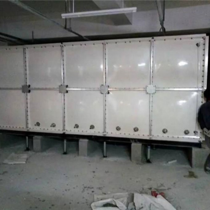 SMC Press Panelized FRP Water Tank Container Image1