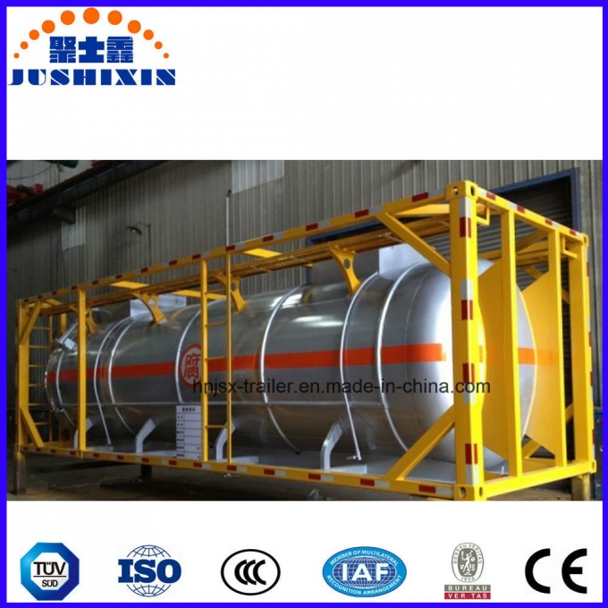 24000L Chemical Corrosive Poisonous Liquid Tank Container with ISO Csc Image1