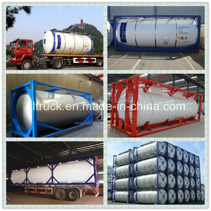 40ft ISO Oil Tank Container 40ft Liquid Chemical/Fuel Tank Container Image1