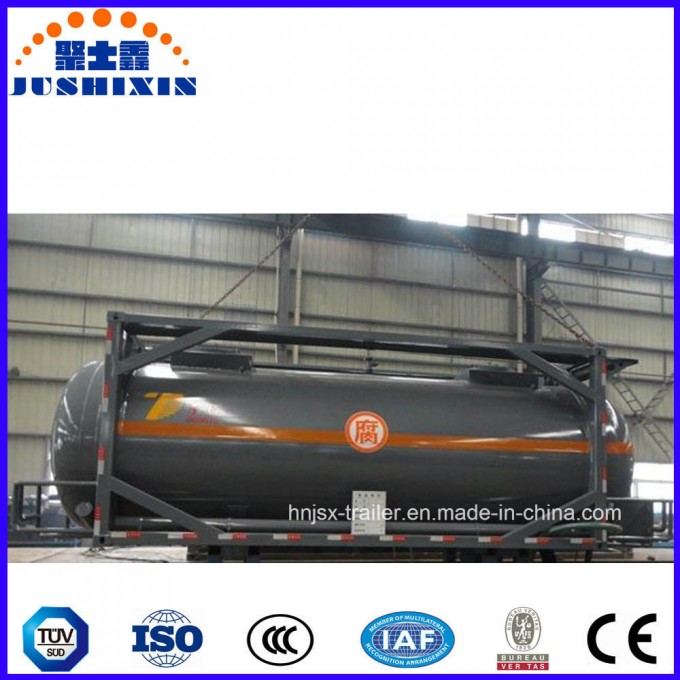 High Quality 20FT 24cbm ISO Chemical Liquid Tank Container Image1