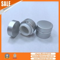 30g Silver Aluminum Cosmetic Container for Moisturizer Cream