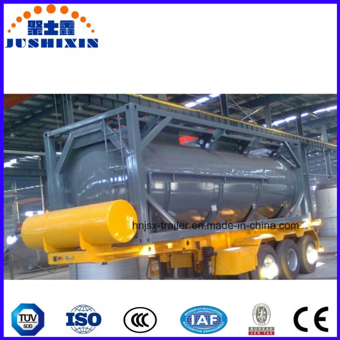 Low Price Carbon Steel ISO Chemical Corrosive Poisonous Liquid Tank Container Image1