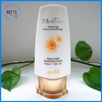 PE Cosmetic 50ml Plastic Bottle Cosmetic Sun Cream Container