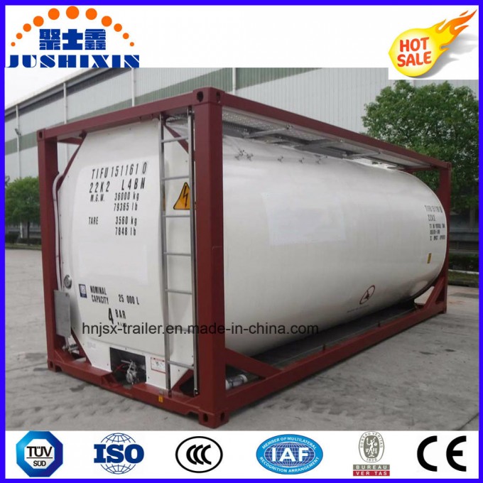 20FT 26cbm ISO Container Tank for Liquid Transport Image1